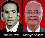 Faris Al-Rawi and Mervyn Assam